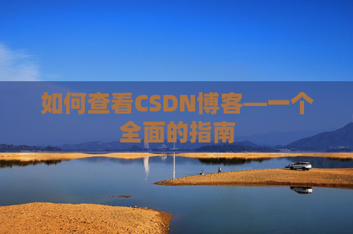 如何查看CSDN博客—一个全面的指南